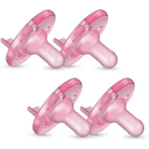 Philips AVENT Soothie 3-18 months, pink/pink, 4 pack, SCF192/47