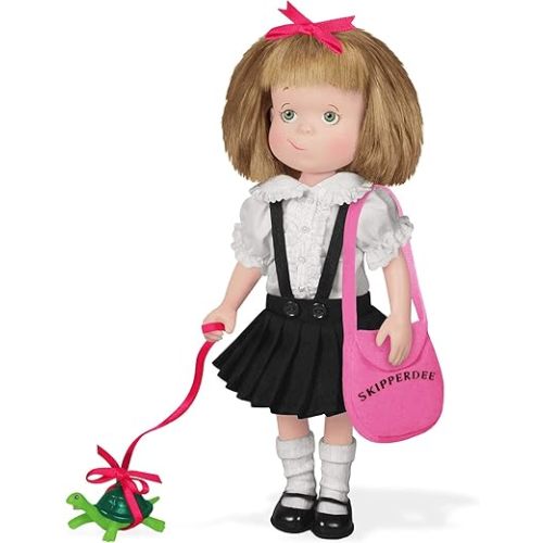 YOTTOY Eloise Collection | Eloise Poseable Doll with Skipperdee Turtle & Purse in Take-Along Box