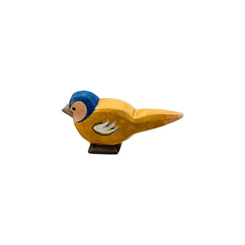 Handcrafted Open Ended Wooden Toy Bird - Chaffinch B