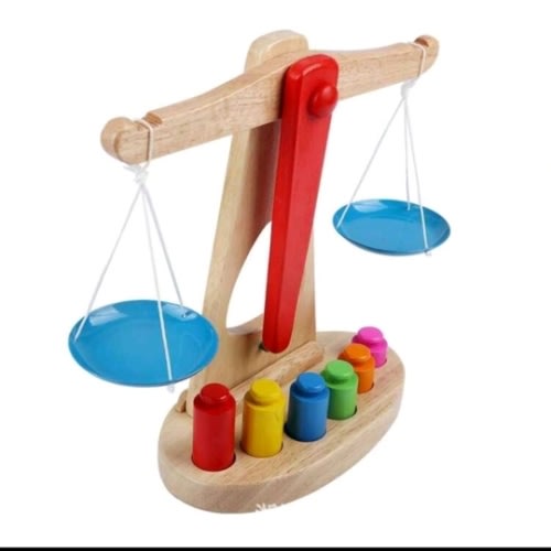 Balance Scale Children's Science Experiment Educational Toy, Montessori Early Education Scale Toy For Kindergarten And Elementary School StudentsSchool, Student,Stationery,School Supplies