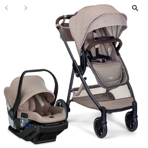 Britax Phases Travel System with Arbor Infant Car Seat + StayTight Base