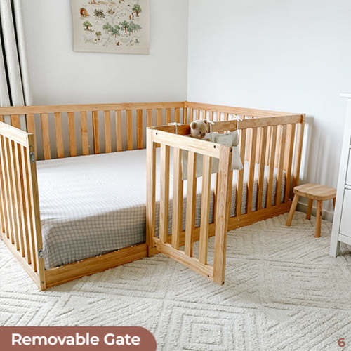 Little Dreamer Floor Bed for Kids | Montessori Style by Mimi Beds