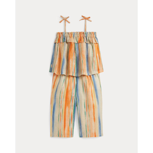 Striped Linen Top & Pant