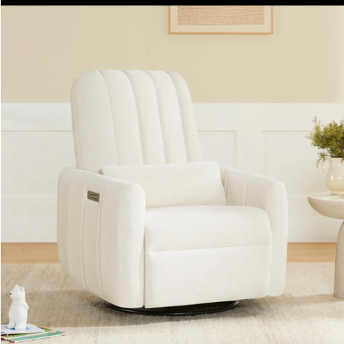 Shell Power Swivel Nursery Glider Recliner