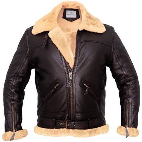 B3 Bomber Jacket Aviator Real Shearling B3 Bomber Jacket Winter