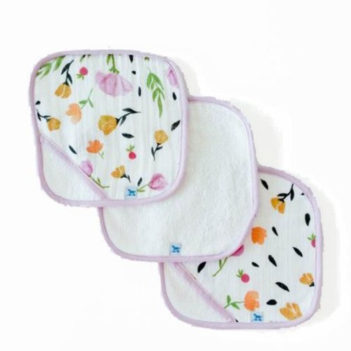 Washcloth Set, Berry & Bloom