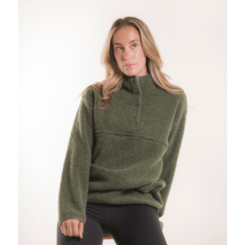 Maternity fleece sweater 90s - Green | Boob Design