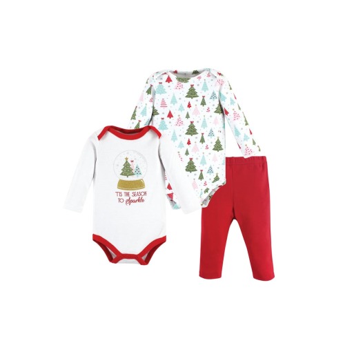 Cotton Bodysuit and Pant Set, 0-3M