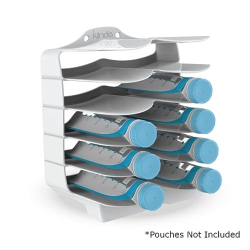 Kiinde Keeper Breast Milk Bags and Baby Food Pouches Organizer, Freezer Storage