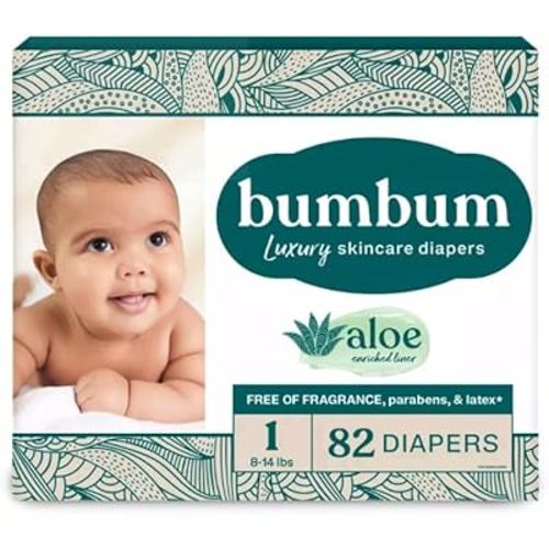 Bum-Bum Luxury Fragrance-Free Disposable Diapers - (Select Size and Count) (Size-1)