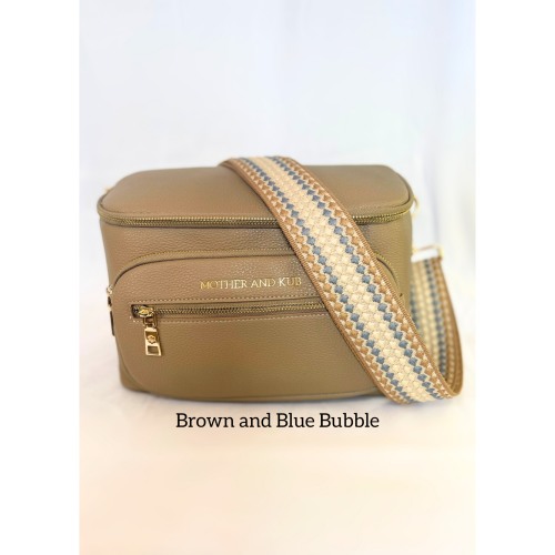 Zoey Crossbody Bag-Brown + Strap