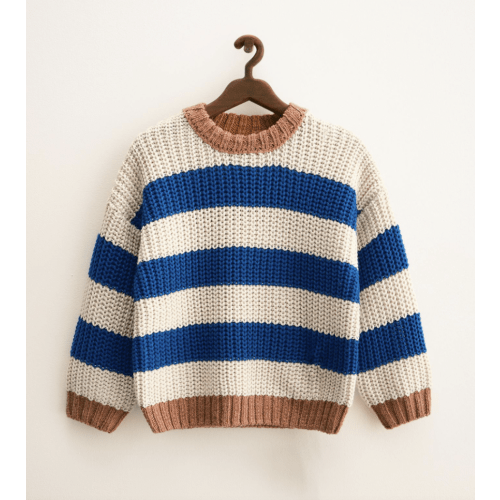 Zara Timeless Striped Chunky Knit Sweater