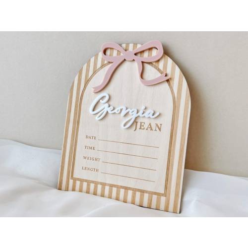 Birth Stat Sign Birth Announcement Sign for Hospital Birth Stat Announcement Name Announcement Sign Girl Hospital Name Sign Baby Girl Birth