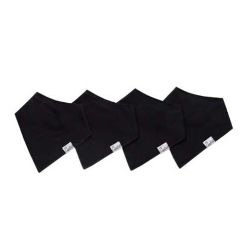 Black Basics Bandana Bib Set