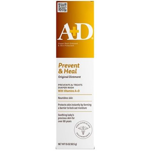 A+D Original Diaper Rash + Skin Protectant Ointment