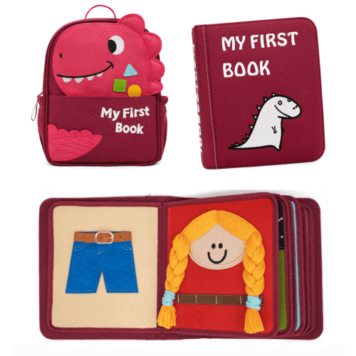 My First Book Busy Farm – Montessori Fabric Busy Book