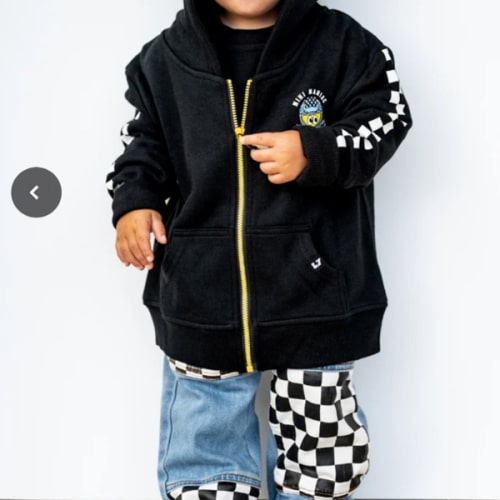 Mini Maniac Zip-Up Hoodie