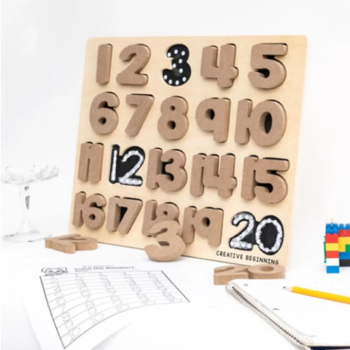 Number Chalkboard Puzzle
