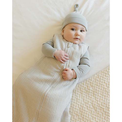 Sleep Bag || Blue Gingham – Quincy Mae
