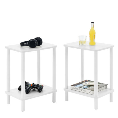 Ebern Designs Darlys End Table Set with Storage & Reviews | Wayfair