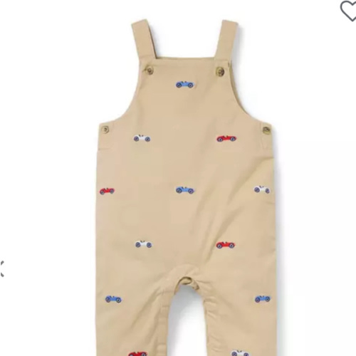 Baby Classic Khaki Racecar Baby Race Car Overall by Janie and Jack