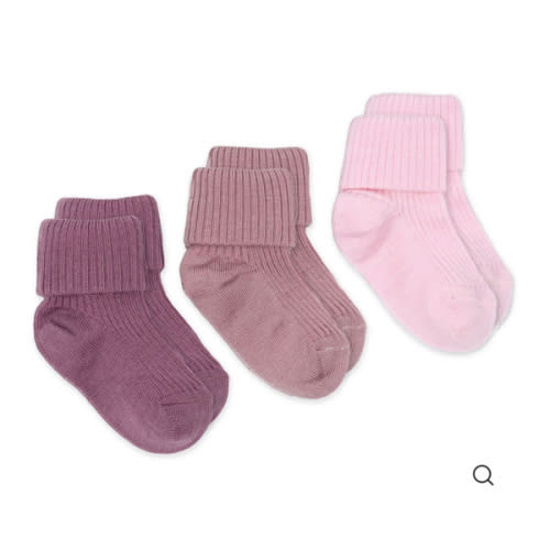Wool Socks, Baby and Toddler, Pink & Rose