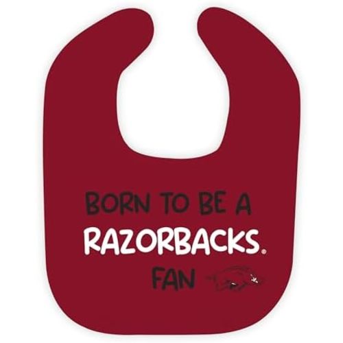 Wee Ones Divine Creations, Toddler Signature Collegiate Born to be a Fan Baby Bib, One Size