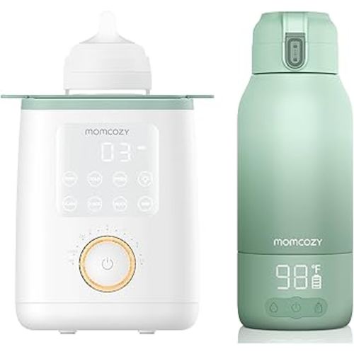 Momcozy Nutri Bottle Warmer & Momcozy Portable Milk Warmer for Travel