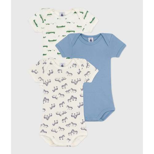 Petit Bateau 3-pack Bodysuits