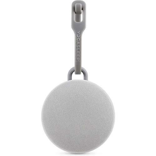 Yogasleep Hushh 2 Portable Sound Machine (Grey) for Baby and Kids, Backlit Buttons & Night Light, Durable, 6 Soothing Natural Sounds, Easy to Use Timer, Volume Control & Toddler Lock, Noise Canceling