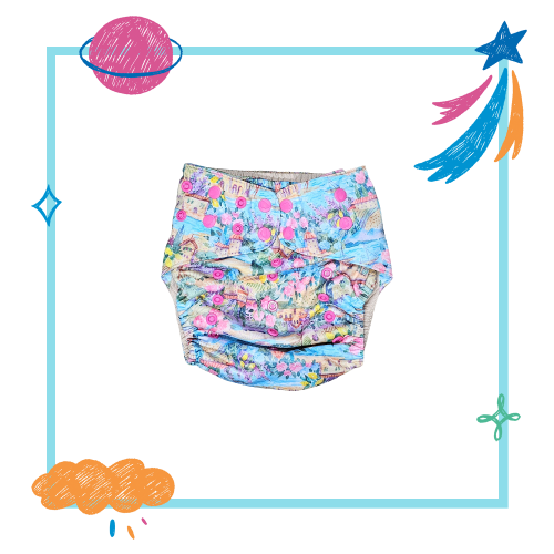 🌟 Midsize™ Stargazer Pocket Diaper - Summer In Tuscany
