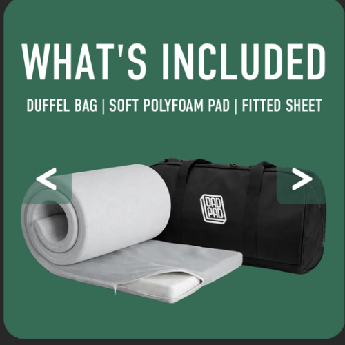 Portable Hospital Sleep Pad for New Dads | Dad Pad