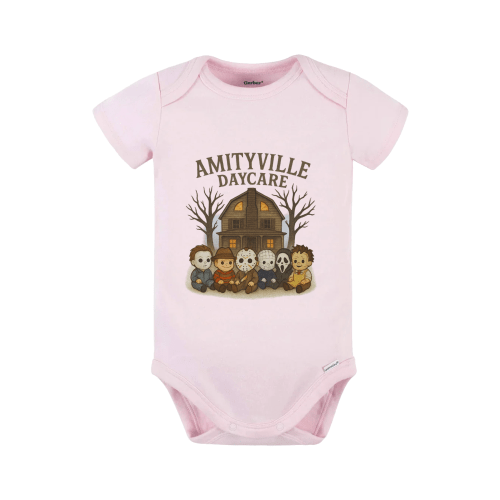 Amityville Daycare Onesie