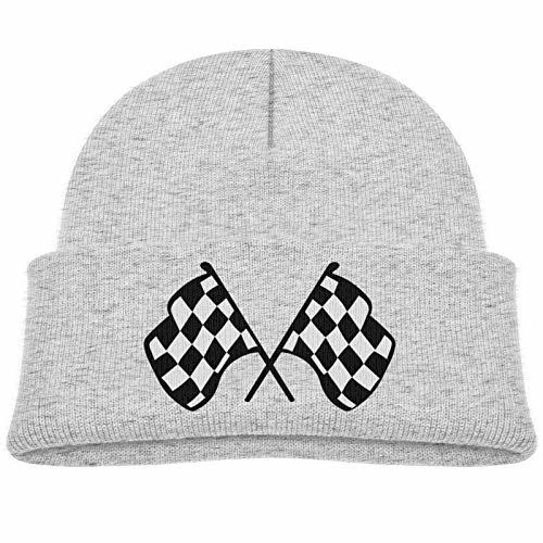 swqfzki Beanies Hats Newborn Boys Girls Funny Warm Caps Checkered Flags Hat Infant Race Flag Hats Baby Beanies Cap