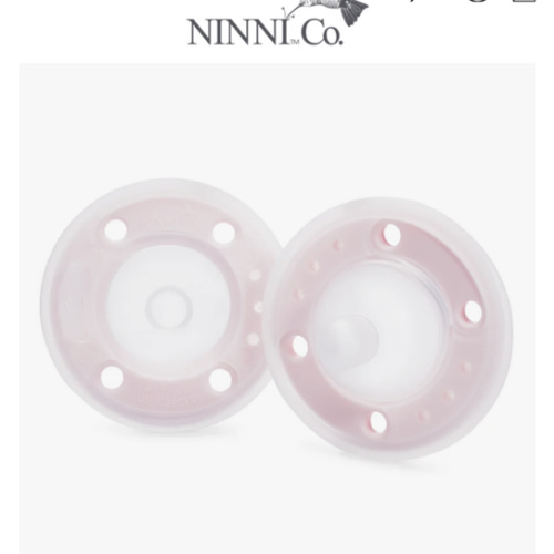 Ninni Pacifier Petal Pink 2 Pack