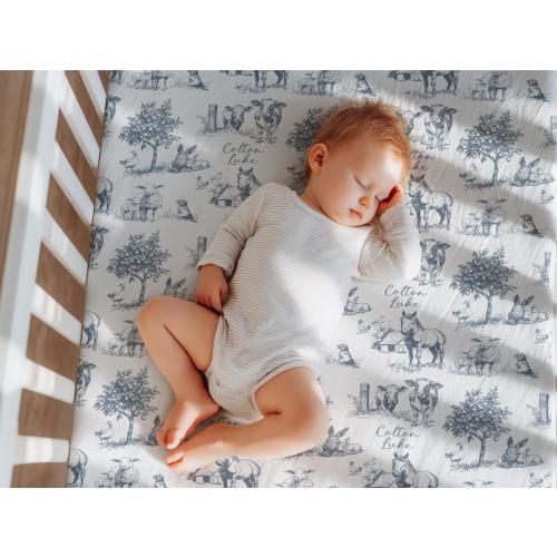 Personalized Baby Boy Crib Sheet (Hospital Photos & Crib Sheet