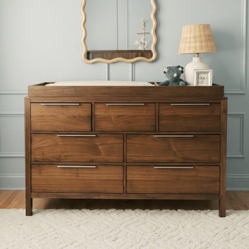 The Newport Dresser for Nursery | Natural & White - Nurture&