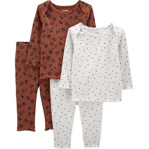 Simple Joys by Carter's Baby Girls' 4-piece Textured Set