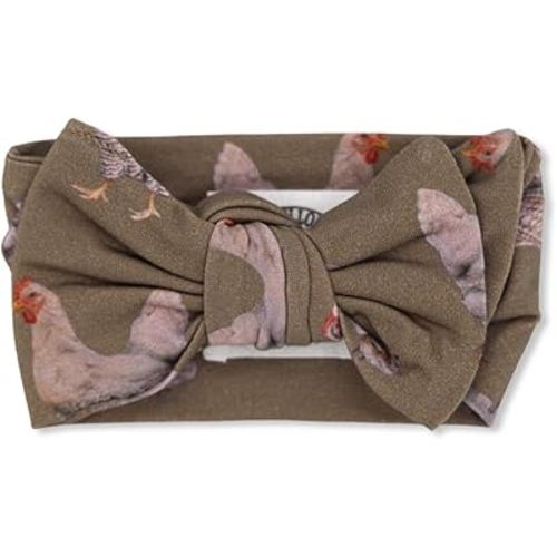 Cowkid Clothing Company - Baby Bows (Chicken, 0-9 Months)