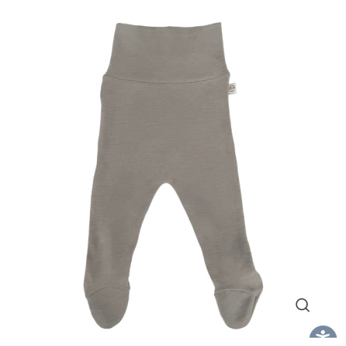 Baby Footed Pants, Merino Wool, Dove