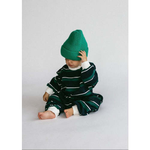 Vintage Navy Striped Baby Jumpsuit | Fostered Collection