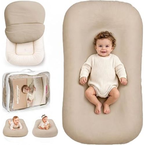 Baby Lounger, Infant Support Cushion for Newborn 0-24 Months