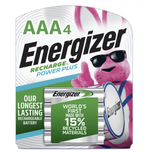 Rechargeable AAA Batteries (4-Pack)