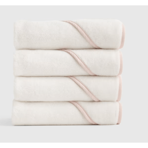 Organic Turkish Cotton Baby Hooded Towel Set 4-Pack
