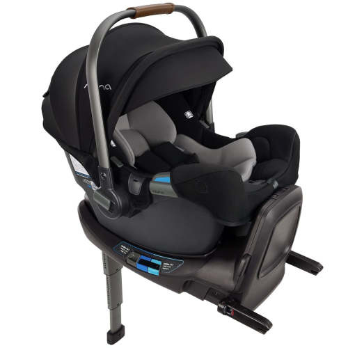 Nuna PIPA RX Infant Car Seat + RELX Base with Load Leg - Caviar