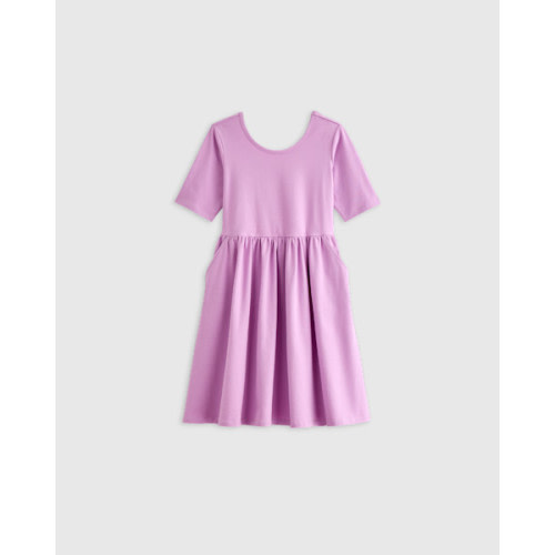 Organic Cotton Skater Dress - Toddler Girl in Multi Hearts