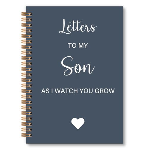 Letters To My Son Notebook Journal, Mother Son Journal, From Mom with Love Book Journals, To MySon Notebooks Gifts for New Mom Dad, Baby Journals for First Time Moms, 6x8.2In