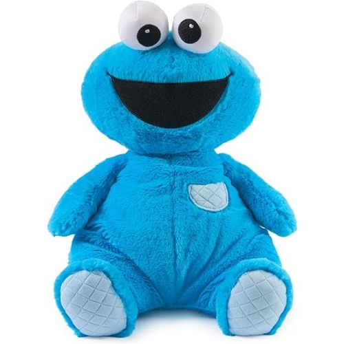 GUND Sesame Street Official Oh So Snuggly Cookie Monster Plush, Plush Muppet, Sensory Toy, Stuffed Animals for Babies and Infants, Red, 12.5”