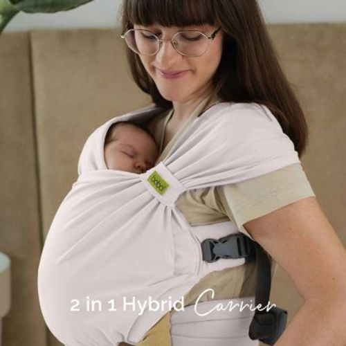 Boba Bliss 2-in-1 Hybrid Baby Carrier & Wrap - Stone Cream