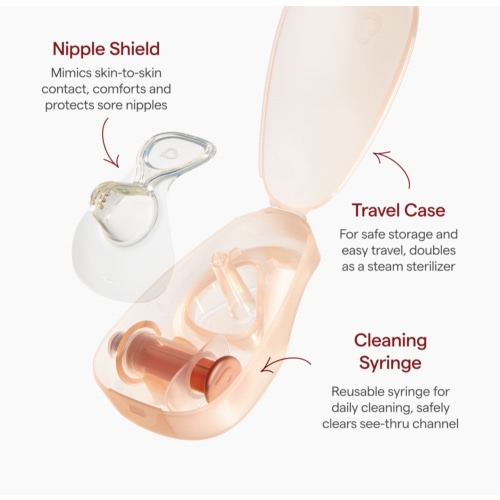 Munchkin Flow Nipple Shield + - 20mm